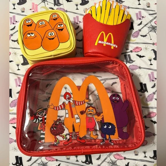 McDonald's Retro Pouch Small Bag Set - Picture 1 of 3